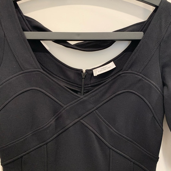 Versace Collection black fitted dress. Size 46 - Picture 3 of 7